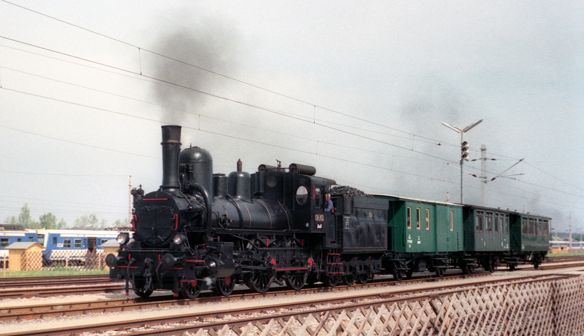 150 Jahre Eisenbahn in Österreich: GKB 415 Strasshof 12.09.1987