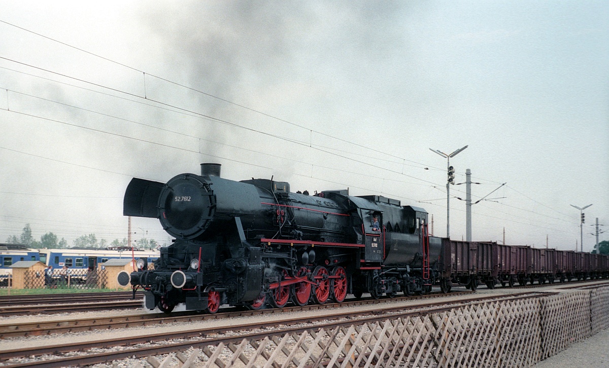 150 Jahre Eisenbahn in Österreich: ÖBB 52.7612 Strasshof 12.09.1987
