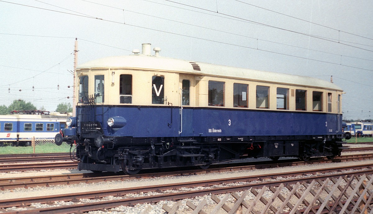 150 Jahre Eisenbahn in Österreich: ÖBB 5041.03 Strasshof 12.09.1987