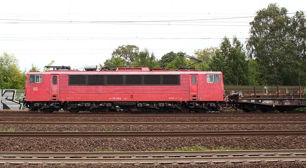 155 219-9 mit Brammenzug, HH-Harburg, 10.09.2012