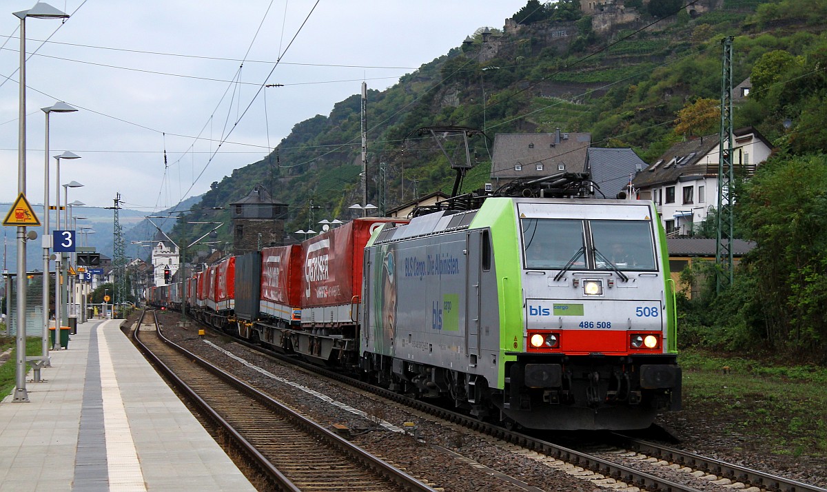 BLS 4486 508-5 Kaub am Rhein 13.09.2013