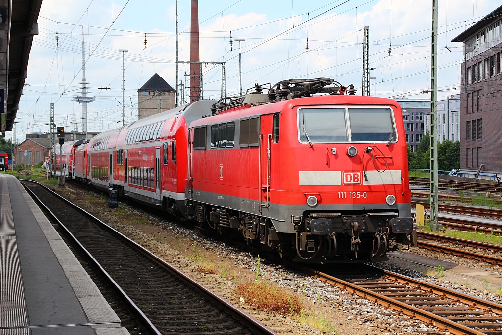 DB 111 135-0 Bremen Hbf 30.06.2012