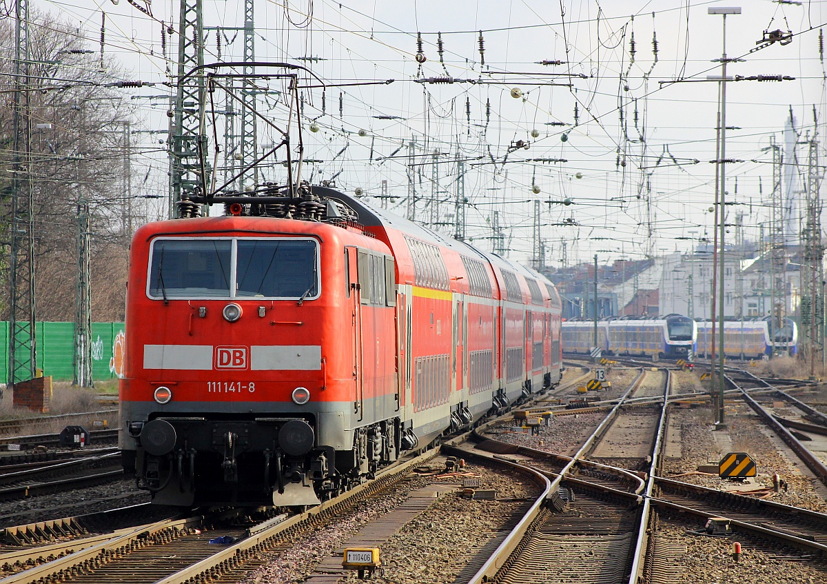 DB 111 141-8 Bremen Hbf 26.02.16