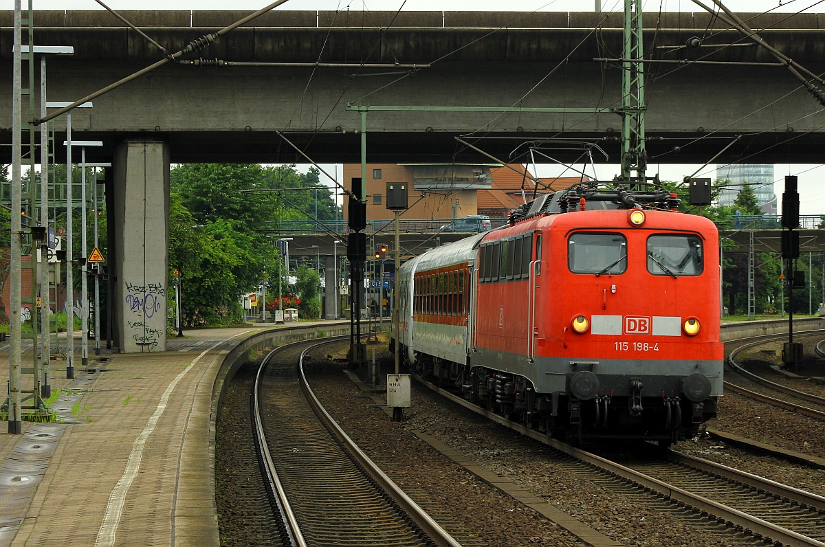 DB 115 198-4/ E10 198 Hamburg-Harburg 02.07.2016