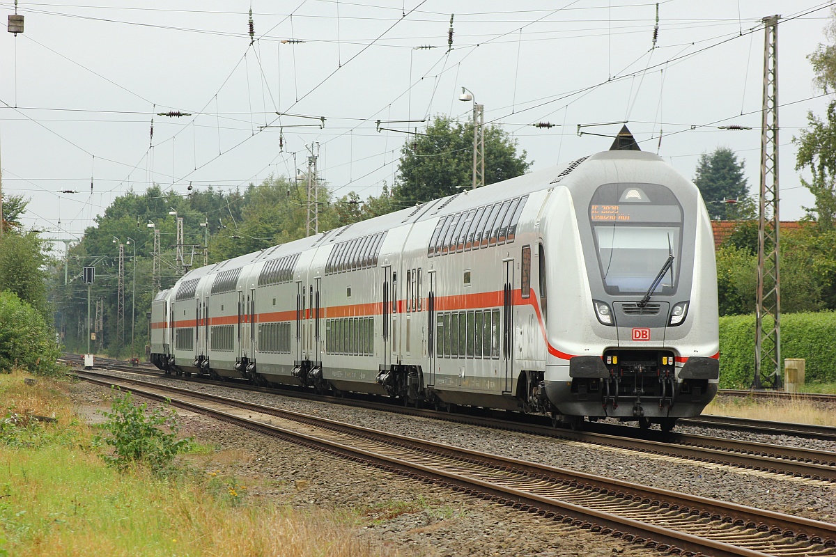 DB 146 564-0(REV/FKR X/12.11.15) mit IC Richtung Leipzig Langwedel Bhf 03.09.2016