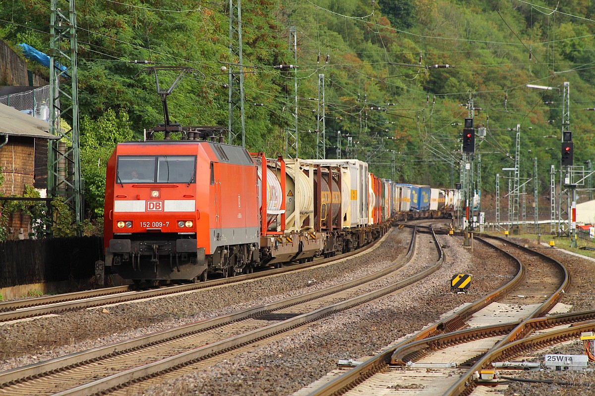 DB 152 009-7 Kaub am Rhein 13.09.2013