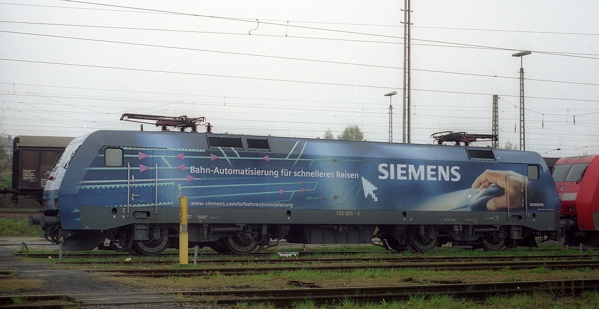 DB 152 086-5  Siemens  Bw Kornwestheim 13.04.2002