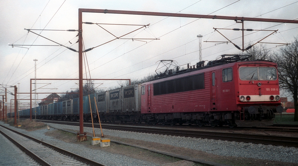 DB 155 006-9, a 12.2020, Pattburg/DK  26.01.1999 M.S/D.S