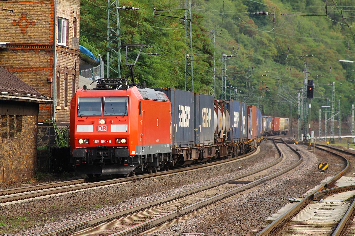 DB 185 160-9 Kaub am Rhein 13.09.2013