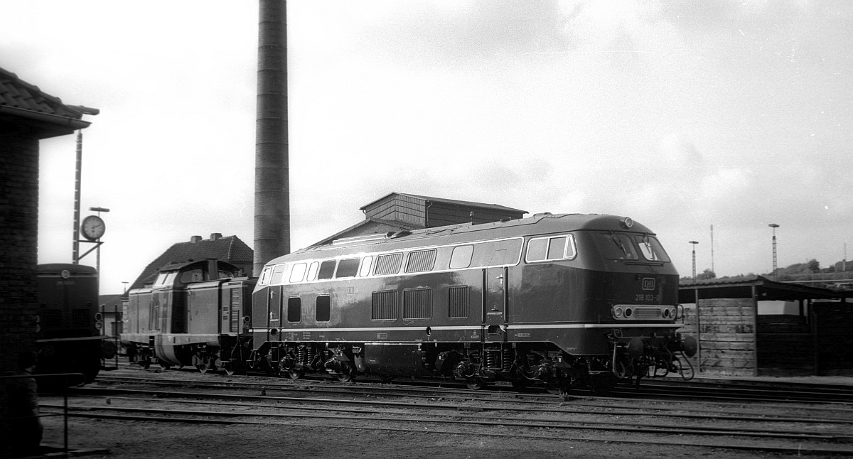 DB 218 103-0 Bw Flensburg 22.05.1971