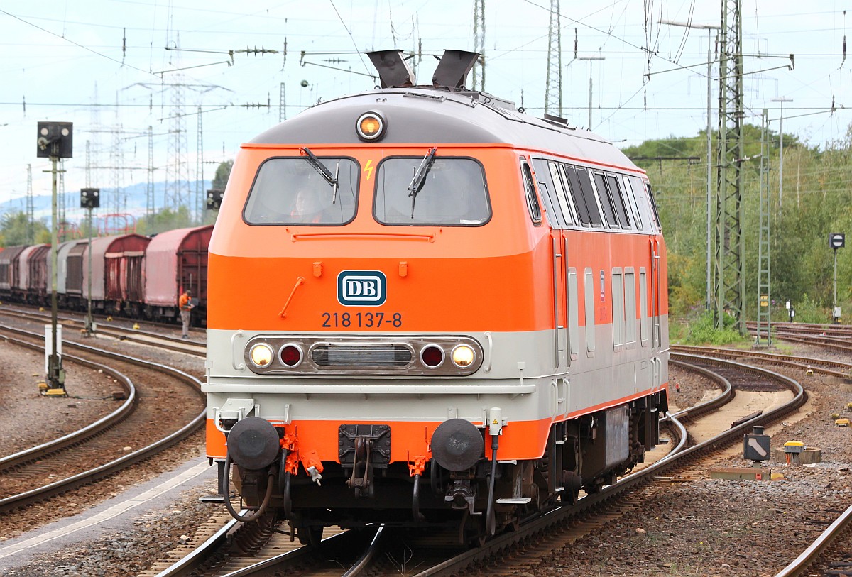 DB 218 137-6, DBM Koblenz-Lützel 29.09.2012
