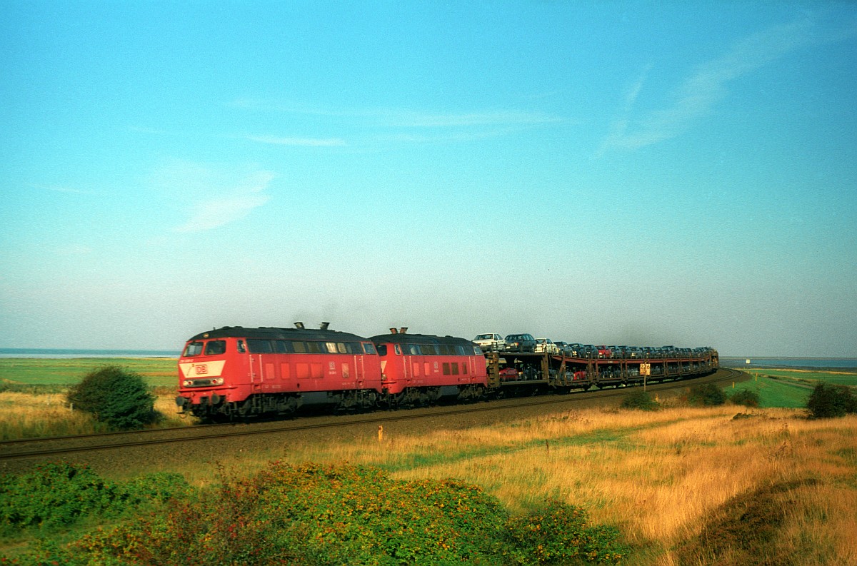DB 218 339 + 110 Morsum Damm 28.09.1997