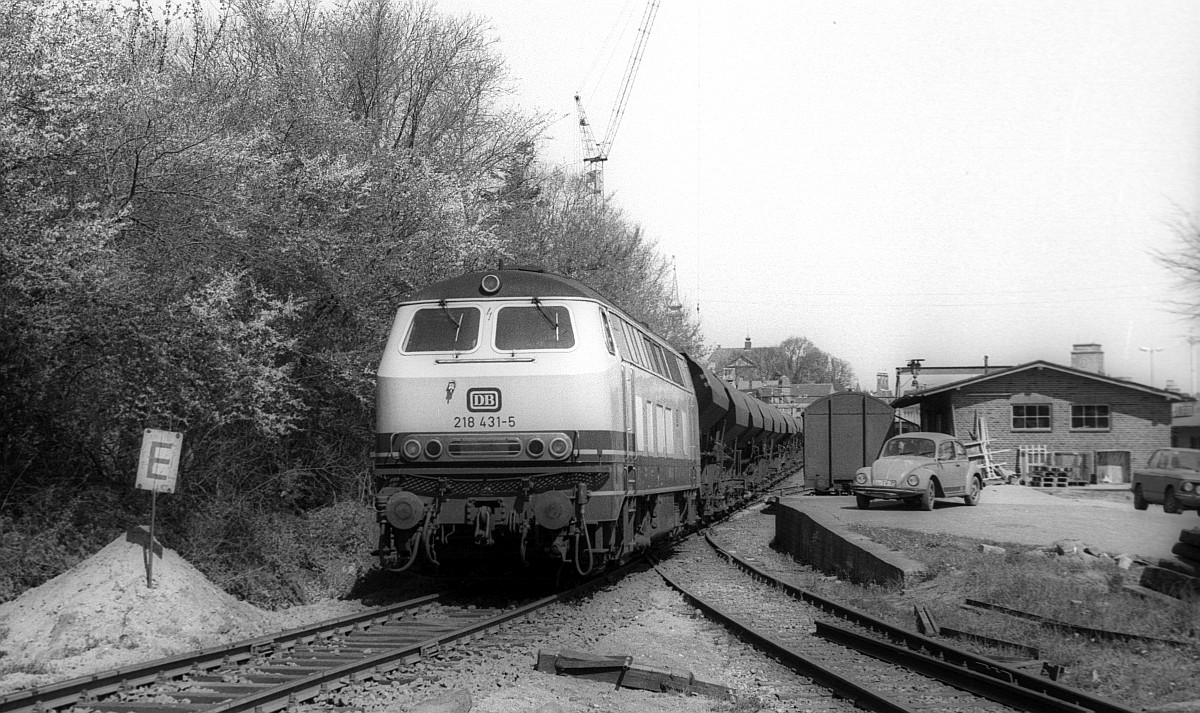 DB 218 431-5 Kappeln 14.05.1980