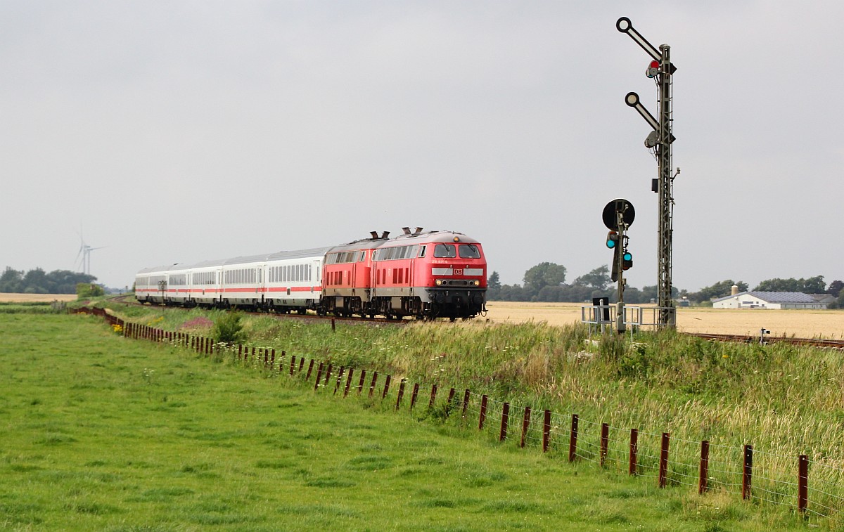 DB 218 831-6 Lehnshallig 04.08.2012