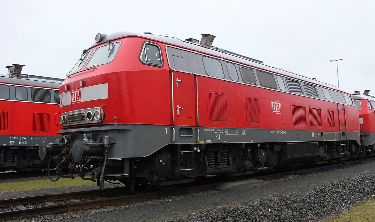 DB 218 833-2(ex 218 383) Niebüll 16.03.2019