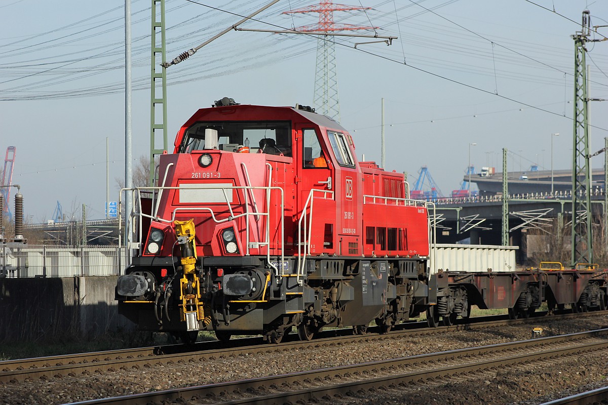 DB 261 091-3 HH-Dradenau 16.02.2019