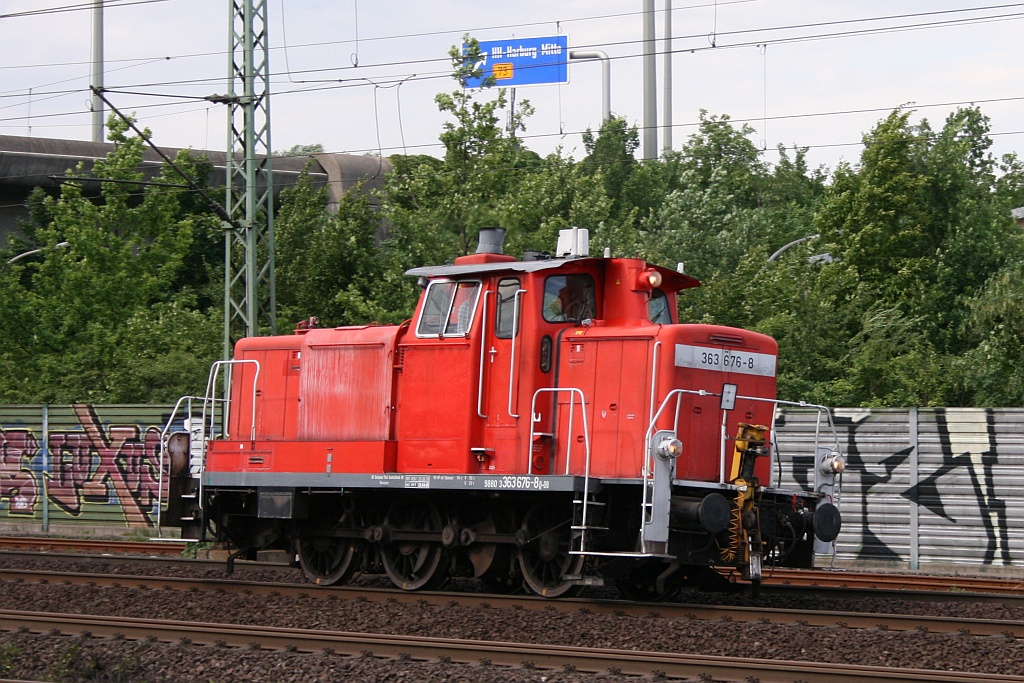 DB 363 676-8 Hamburg-Harburg 11.07.2012