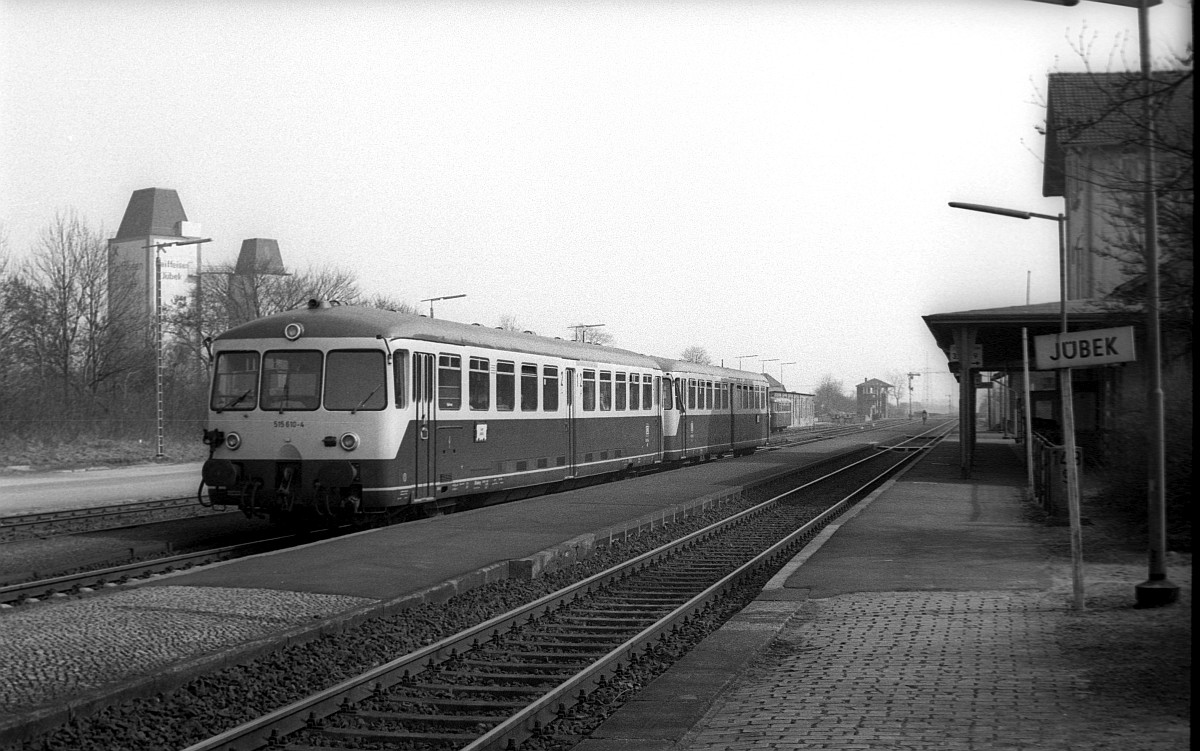 DB 515 610 + 815 663 Jübek 05.04.1982