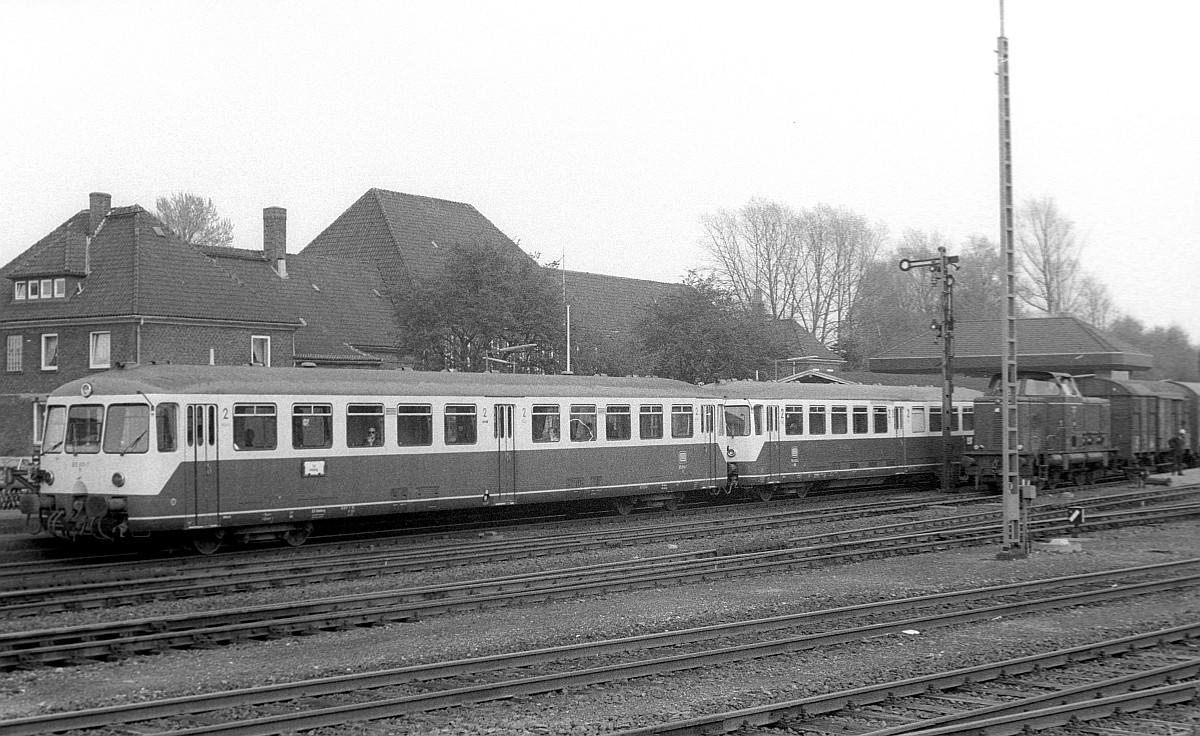 DB 515 610 + 815 810 Schleswig 03.05.1984