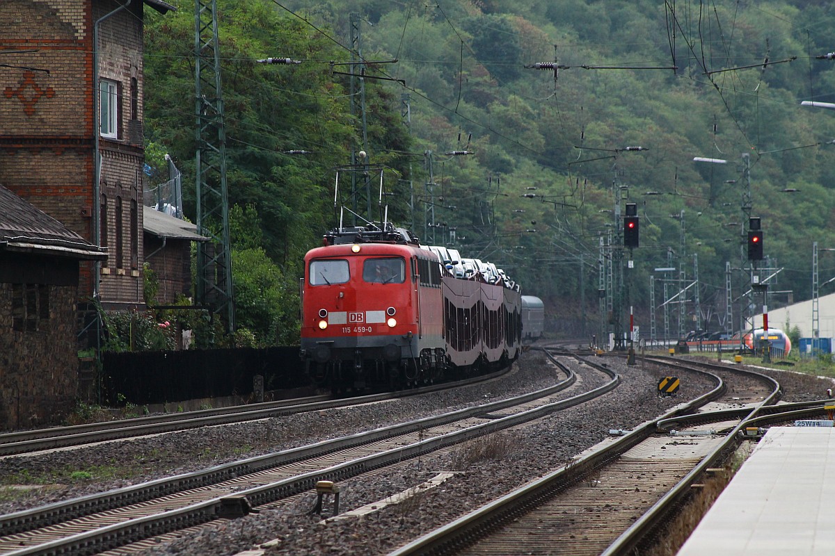 DB E10 459/ 115 459-0 Kaub am Rhein 15.09.2013