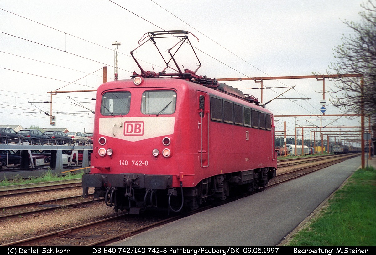 DB E40 741/ 140 742-8 Pattburg/DK 09.05.1997