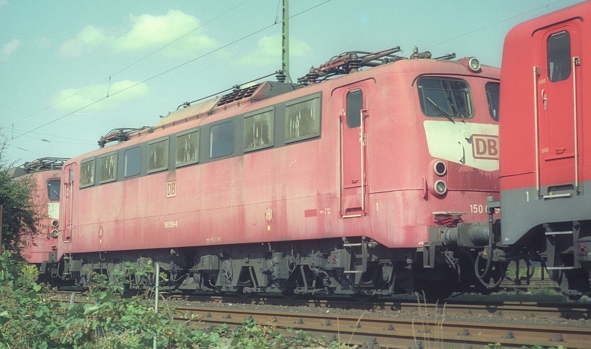 DB E50 099 / 150 099-0 Bw Kornwestheim 28.07.2003 (D.S)