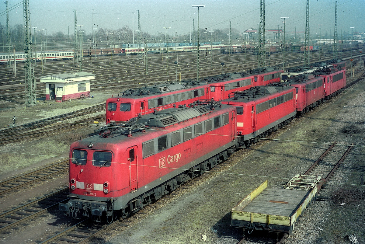 DB E50 159 / 150 159-2 Karlsruhe Gbf 20.03.2003 (D.S)
