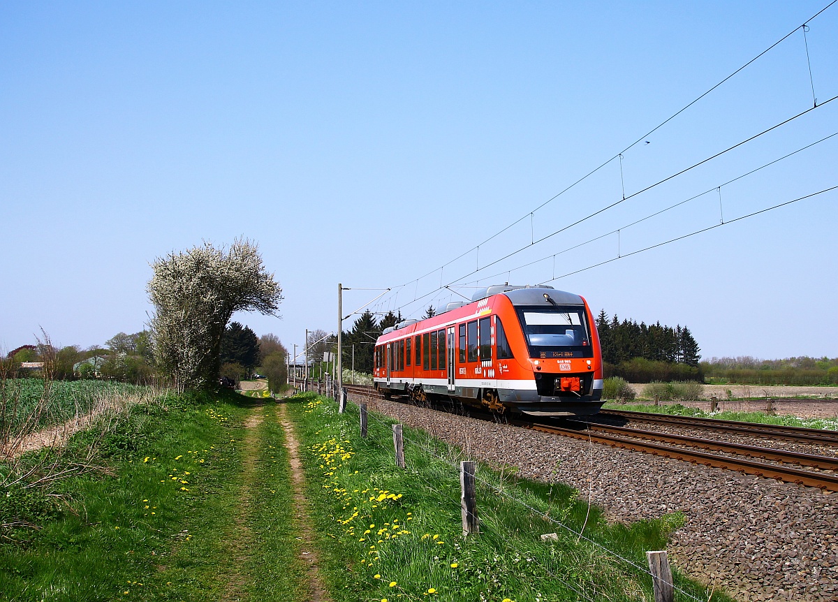 DB Regio Kiel 0648 465/965 als RB nach Kiel aufgenommen in Schuby bei Schleswig. 26.04.2014
