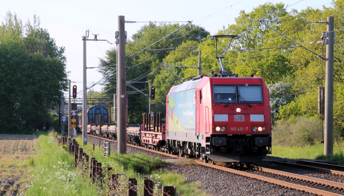 DBCSC 185 401-7 Ausfahrt Padborg/DK 20.05.2019