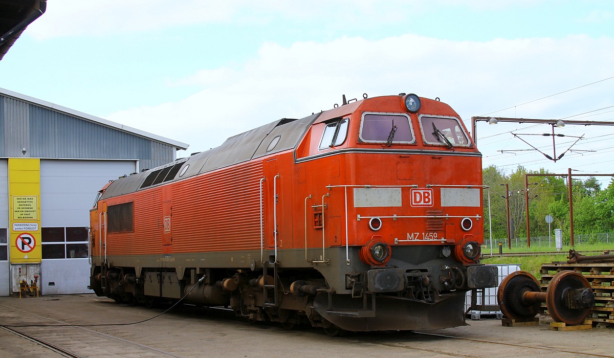 DBCSC MZ 1459, eine der wenigen verkehrsroten MZ, Pattburg CFL-C 15.05.2022