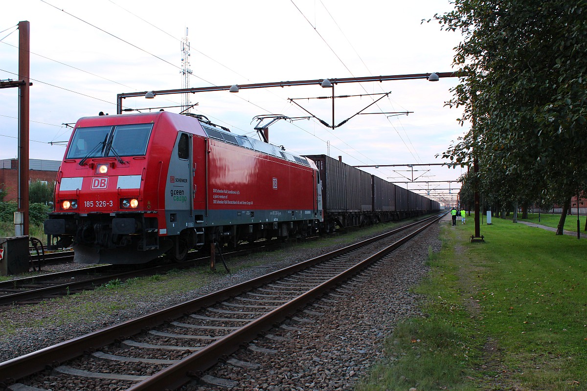 DBSSC 185 326-3, Padborg 04.08.2012