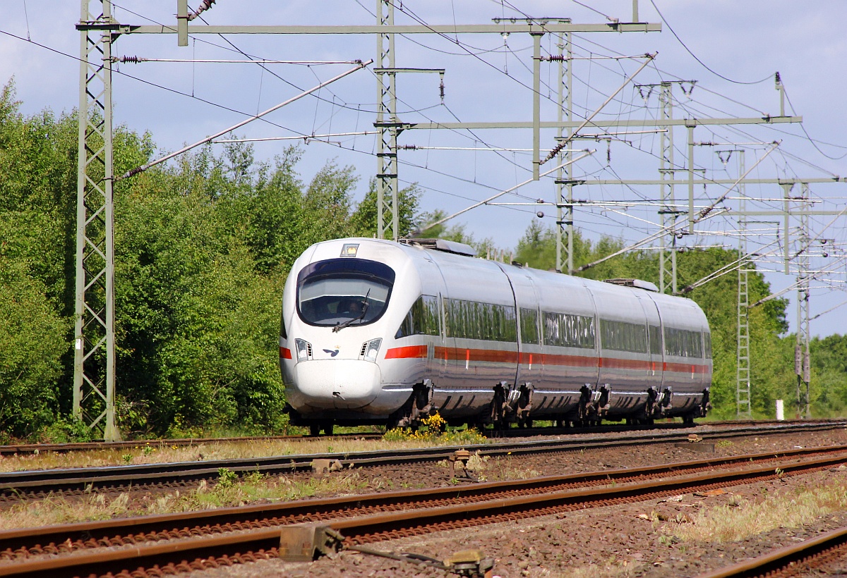 DSB/DB ICE-(T)D 0605 014/114/214/514  Tz5514  heute unterwegs als ICE 386 von Aarhus nach Berlin Ostbahnhof hier festgehalten bei der Durchfahrt in Jübek. 07.06.2015