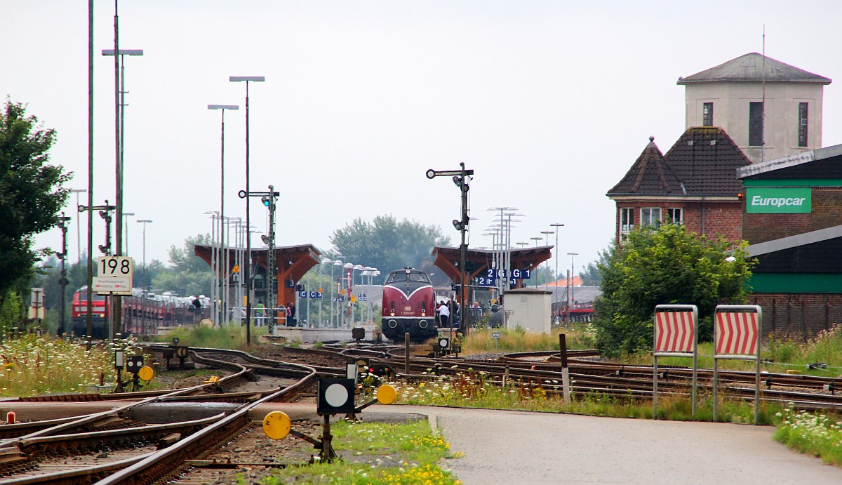 HEL V200 007 in Niebüll, 04.08.2012
