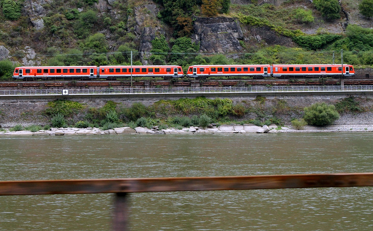 Hier mal die zweite Aufnahme der beiden 628er die ich während der Fahrt nach Koblenz am Rhein entlang aufnehmen konnte. 15.09.2013