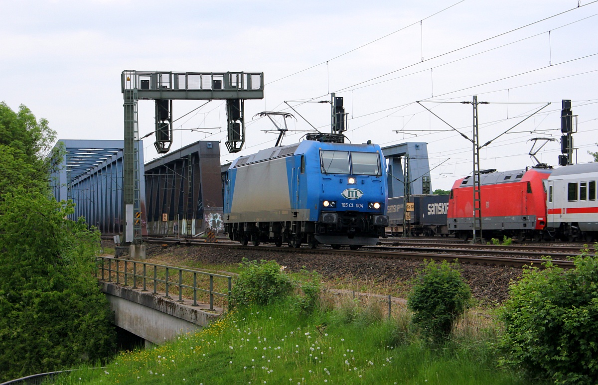 ITL 185-CL 004 oder 185 504-8 Süderelbbrücken 11.05.2018