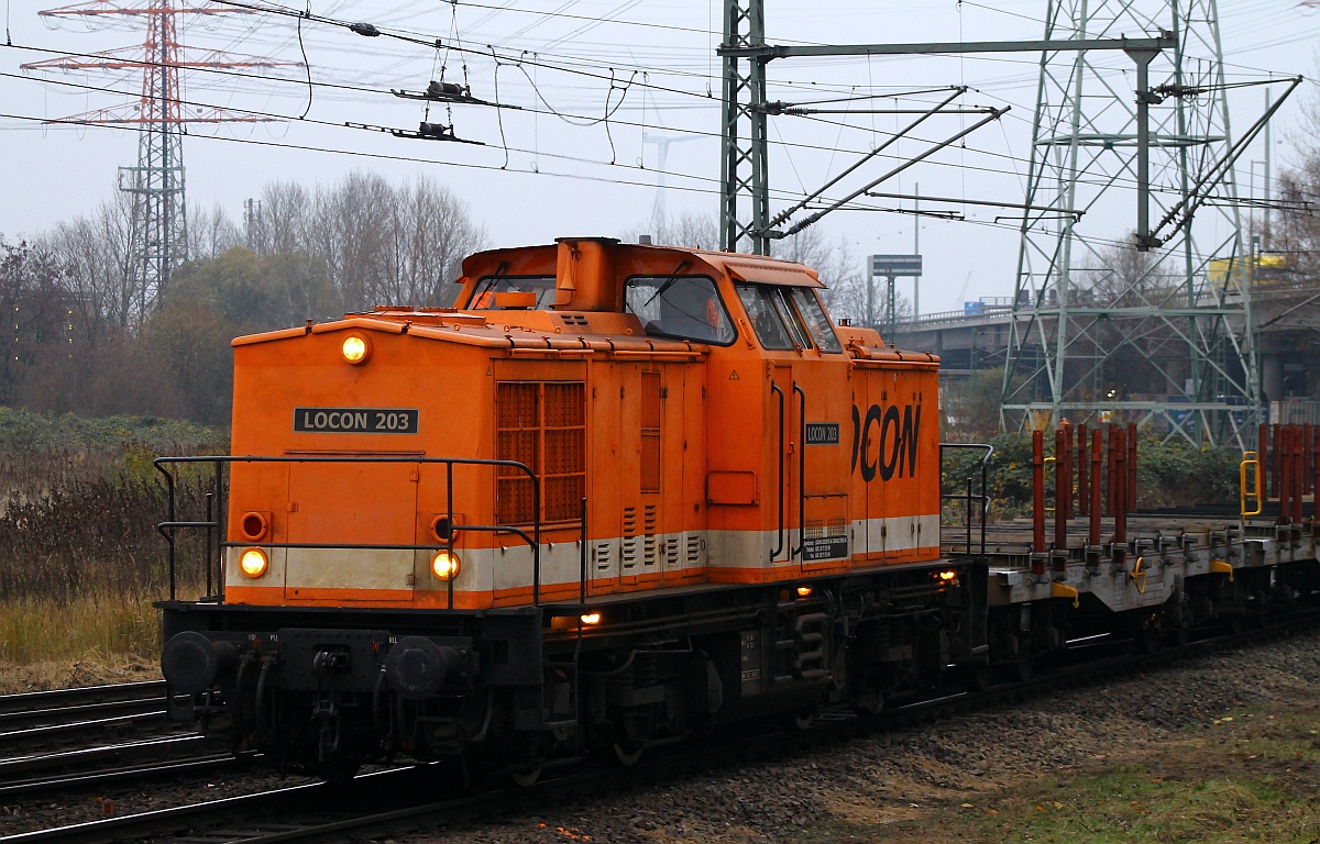 Locon 203 alias 204 373-5(REV/LS X/18.02.11)auf Rangierfahrt in Hamburg Waltershof. 29.11.2014