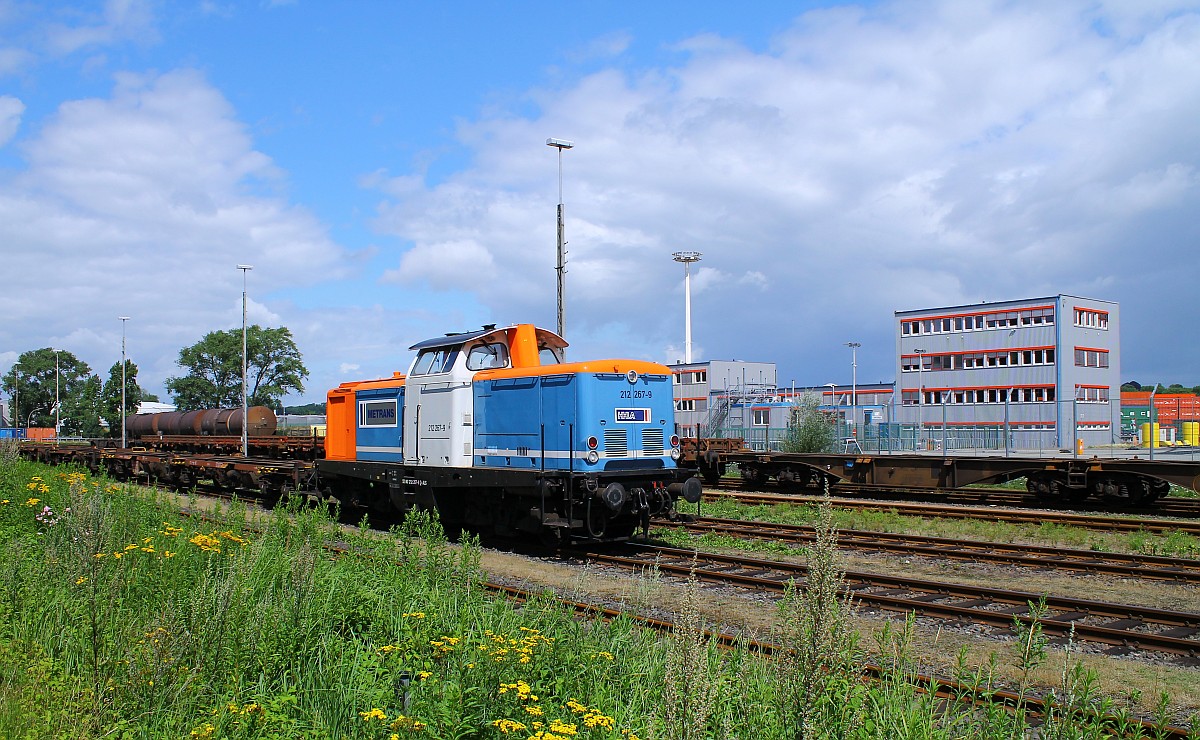 Metrans/HHLA/ALS 1212 267-9 abgestellt am Metrans Terminal HH-Dradenau. 26.07.2015
