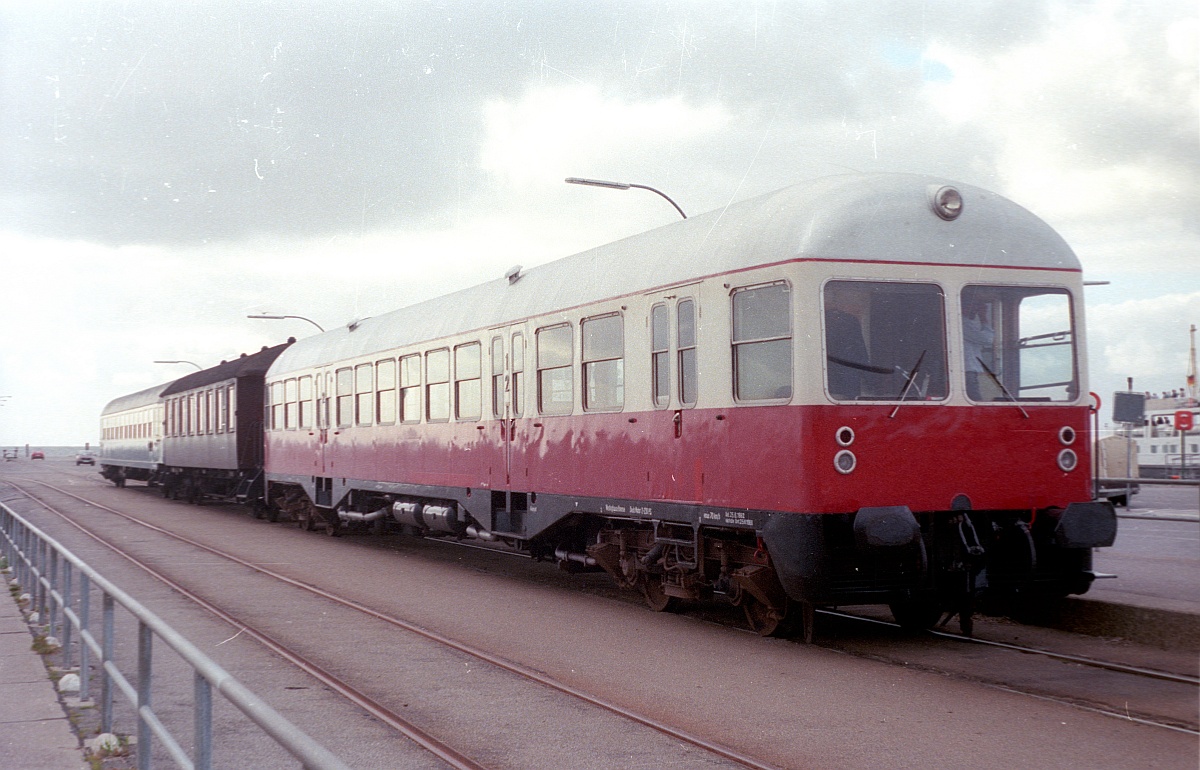 NVAG T3 + FSF Kurswagen Dagebüll Mole 12.07.1986