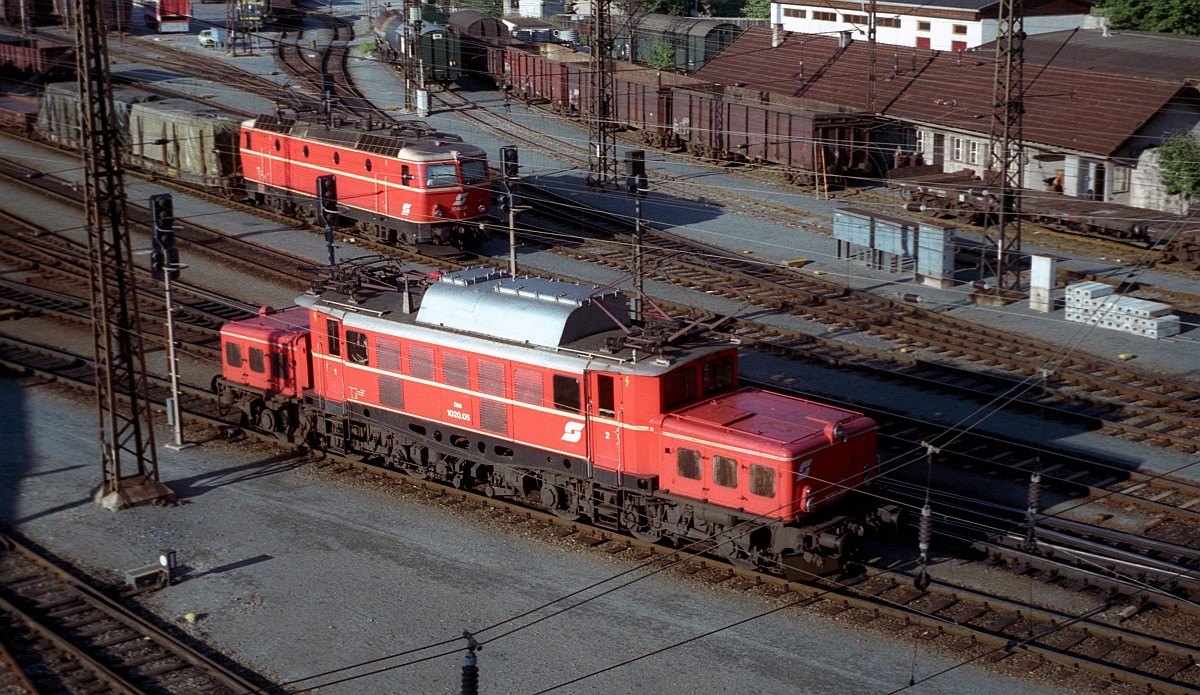 ÖBB 1020.05 Zfl Innsbruck 06.09.1985