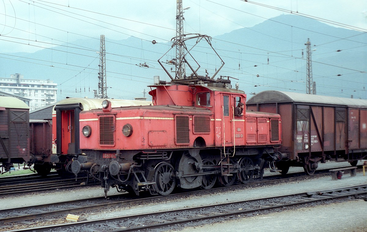 ÖBB 1061.01 Innsbruck Hbf 09.09.1985