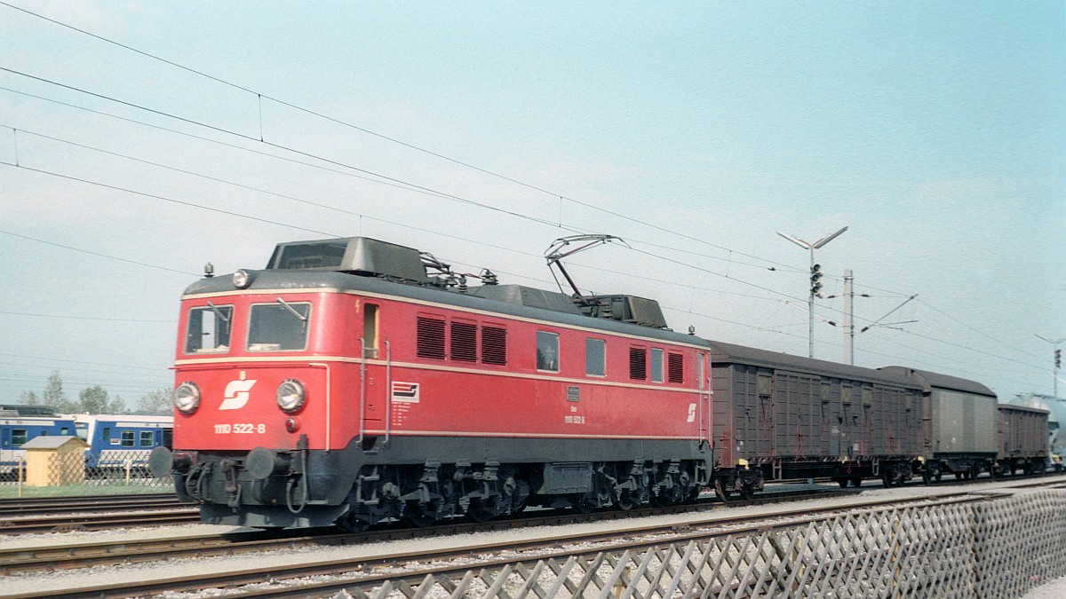 ÖBB 1110.522 Straßhof 12.09.1987