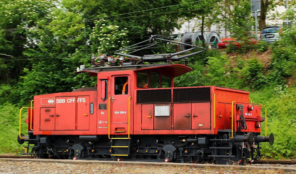 SBB Ee 934 558-8 Basel SBB Bhf. 01.06.2012