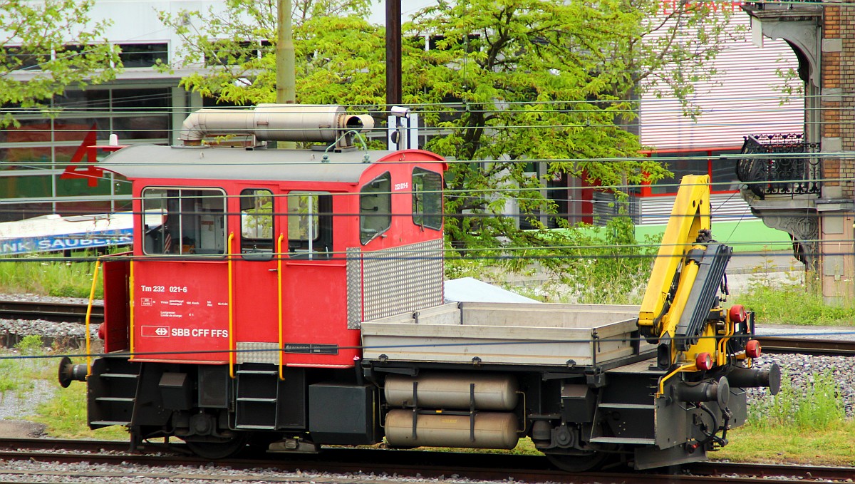 SBB Tm 232 021-6, Schaffhausen 01.06.2012
