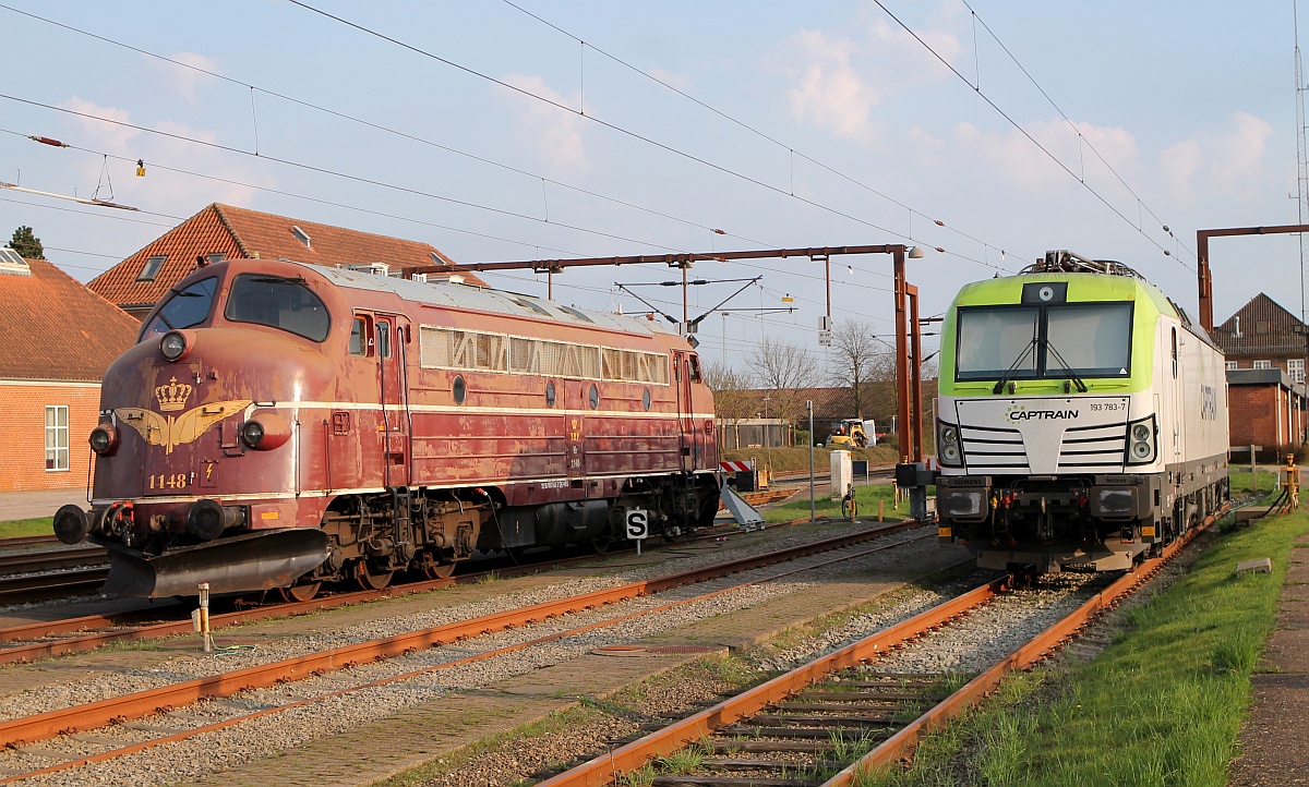 SRP MY 1148 und Captrain 193 783-8 Pattburg/DK 22.04.2018