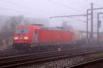 DBS/RSC 0185 329-7(Unt/RMR/06.05.08)abgestellt im dämlichen ähm dänischen Nebel in ´Padborg.