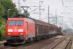 DBS/RSC EG 3106 mit dem eigentlichen bis zu 835m langen Zug EZ-Z 44784(Maschen-Fredericia)der am 04.07.2013 mit 13 Wagen durch Schleswig fuhr(Gruß an den Tf!).