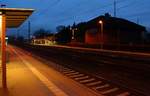 Morgens halb sechs, am Bahnhof von Schleswig ist noch nicht viel los und der FDL im Stellwerk  ASW  bereitet seinen Feierabend/morgen vor.