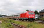 Da eine gewisse Anzahl an Loks der BR 218 in Kiel gebraucht werden durfte am 17.06.2017 die DB 245 025 den IC 2073 nach Berlin zumindest bis Itzehoe oder Hamburg ziehen.