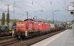 DB 3294 646-5 hat hier die 6185 285-4 mit nem Güterzug am Haken. Aschaffenburg Bhf 04.05.2017