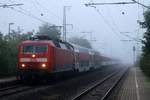 Frisch aus Jübek...CN(L)472/473 aus Basel mit Zuglok 120 135-9 und plus 35min bei der Durchfahrt in Jübek. 18.07.2013